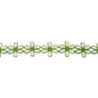 [295R-43390] [295R] Dentelle Avec Fleur 2-Couleurs (Vert Pomme)