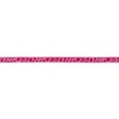 [296R-43315] [296R] Velvet Ribbon With Silver (Fuchsia)