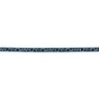 [296R-43316] [296R] Velvet Ribbon With Silver (Petrol)