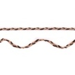 [298R-43117] [298R] 2-Coloured Braided Suede Lace (Sand)