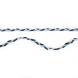 [298R-43118] [298R] 2-Farbig Geflochten Wildlederband (Hell Blau)