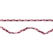 [298R-43119] [298R] 2-Coloured Braided Suede Lace (Fuchsia)