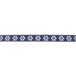 [308R-43471] [308R] Nastro Con Fiore Tessuta (Acqua)
