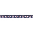 [308R-43474] [308R] Jeansbandje Met Geweven Bloem (Rood)