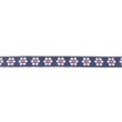 [308R-43475] [308R] Nastro Con Fiore Tessuta (Fucsia)