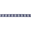 [308R-43476] [308R] Džínový Popruh S Tkanou Květinou (Mátově Zelená)