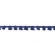 [309R-43371] [309R] Galon Pompon Coton (Bleu Foncé)