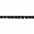 [309R-43383] [309R] Bawełniana Taśma Z Chwostami (Czarny)