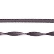 [311R-43524] [311R] Élastique Avec Petite Frange (Gris Foncé)