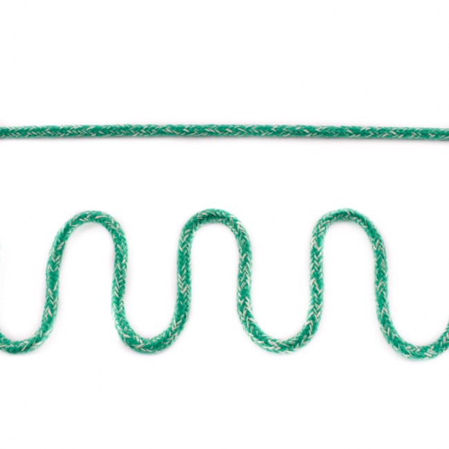 [312R] Dubbelgeweven Katoenen Koord Melange