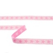 [313R-43491] [313R] Webband Stern Zweifarbig (Hell Rosa)