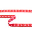 [313R-43492] [313R] Webband Stern Zweifarbig (Rot)