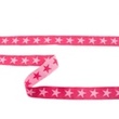 [313R-43498] [313R] Dekorband Cartoon Stjärna 2-färgad (Mörk Fuchsia)
