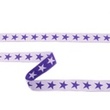 [313R-43500] [313R] Webband Stern Zweifarbig (Lila)