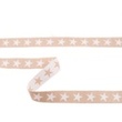 [313R-43502] [313R] Cartoonband Ster 2-Kleurig (Zand)