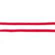 [339R-43787] [339R] Podwójnie Tkany Bawełniany Sznurek 8 mm (Czerwony)