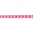 [341R-44043] [341R] Ruban Tissé Flèche (Fuchsia)