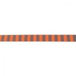 [342R-44062] [342R] Ruban Tissé Rayure (Orange)