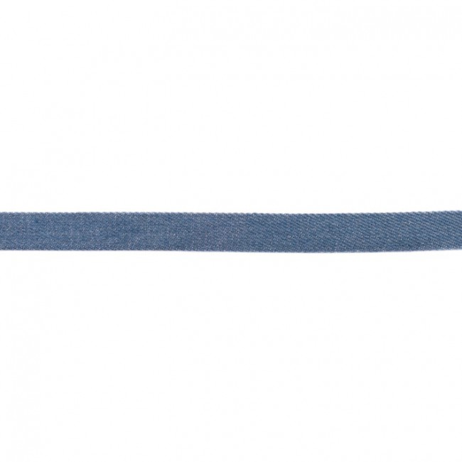[352R] Cordon Plat Denim 15 mm
