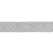 [358R-43947] [358R] Dentelle Extensible Uni (Gris Clair)