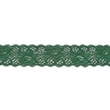 [358R-43948] [358R] Dentelle Extensible Uni (Vert Foncé)