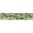 [361R-44205] [361R] Elastic 2-Coloured Stripe Skull (Lime)