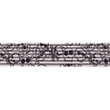 [361R-44210] [361R] Elastic 2-Coloured Stripe Skull (Grey)