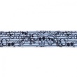 [361R-44211] [361R] Gummi 2-Farbig Streifen Totenkopf (Hell Blau)