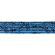[361R-44215] [361R] Gummi 2-Farbig Streifen Totenkopf (Aqua)