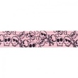 [361R-44216] [361R] Gummi 2-Farbig Streifen Totenkopf (Rosa)