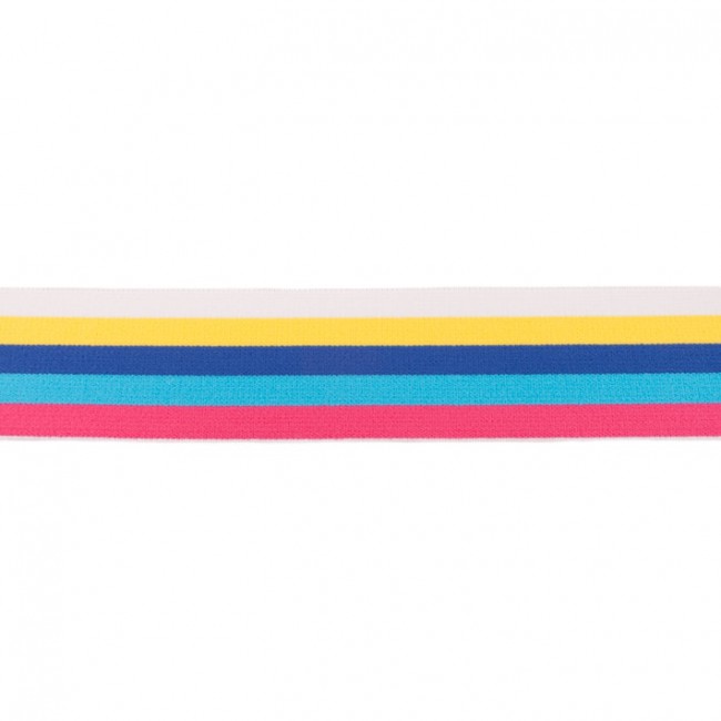 [362R] Elastic Multi Stripe Wide