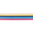 [362R-44222] [362R] Elastiek Multi Streep Breed (Geel)