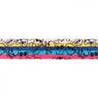 [363R-44231] [363R] Gummi Multi Streifen Breit Totenkopf (Weiß)