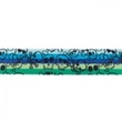 [363R-44232] [363R] Gummi Multi Streifen Breit Totenkopf (Blau)