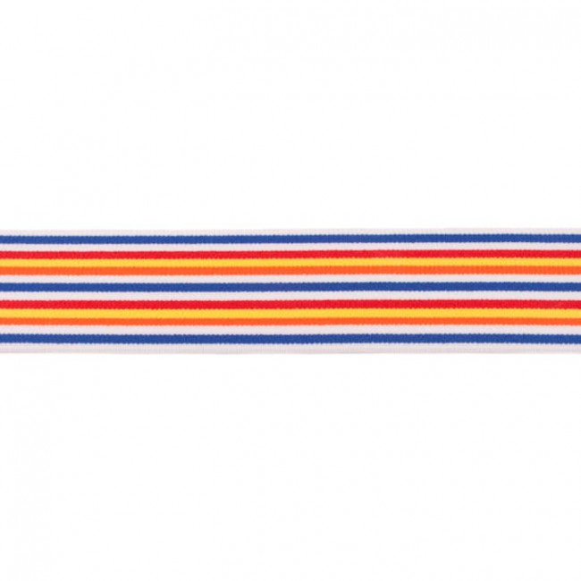 [364R] Elastiek Multi Streep Smal