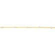 [370R-44304] [370R] Suède Band Met Parel (Licht Geel)