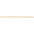 [370R-44305] [370R] Suède Band Met Parel (Licht Oranje)
