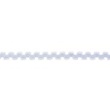 [376R-44371] [376R] Elastisches Zackenlitze (Hell Blau)
