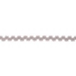 [376R-44388] [376R] Elastic Ric Rac Trim (Light Grey)