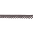 [377R-44368] [377R] Elastisch Kantje Breed (Donker Grijs)