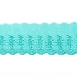 [393R-31461] [393R] Broderie Spitze Doppelte Blume (Petrol)