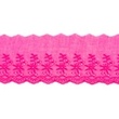 [393R-31465] [393R] Vyšívací Krajka Dvojité Květiny (Fuchsie)