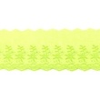 [393R-31466] [393R] Vyšívací Krajka Dvojité Květiny (Limetka)