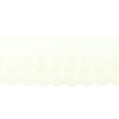 [393R-31470] [393R] Vyšívací Krajka Dvojité Květiny (Vlněná Bílá)
