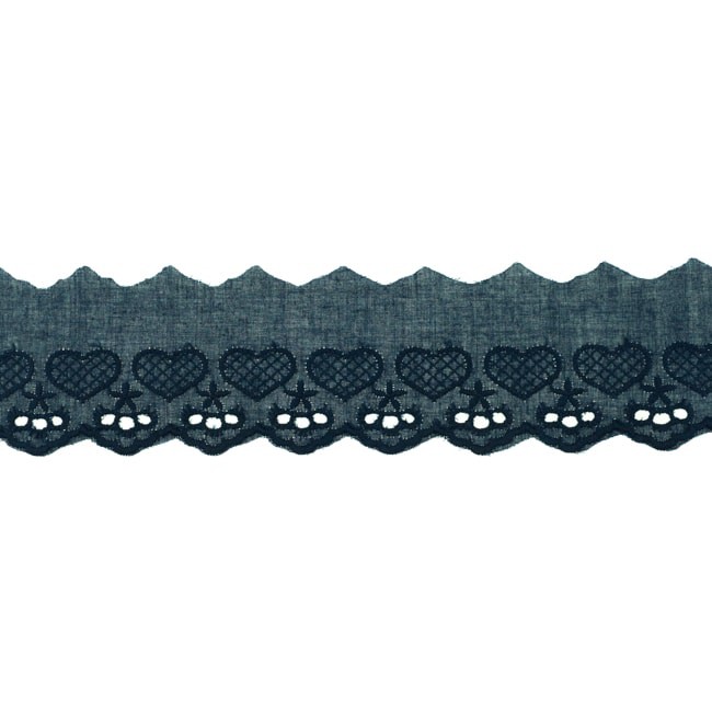 [394R] Pizzo Ricamato Cuori