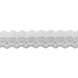 [394R-31457] [394R] Broderie Kant Hartjes (Grijs)