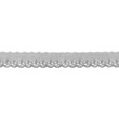 [396R-31412] [396R] Broderie Kant Rondjes (Grijs)