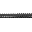 [396R-31413] [396R] Broderie Spitze Kreise (Schwarz)