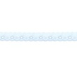 [397R-31415] [397R] Broderie Kant Bloemetjes (Licht Blauw)