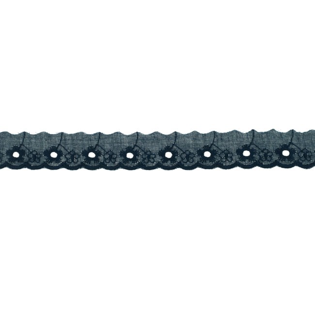 [397R] Broderie Spitze Blümchen